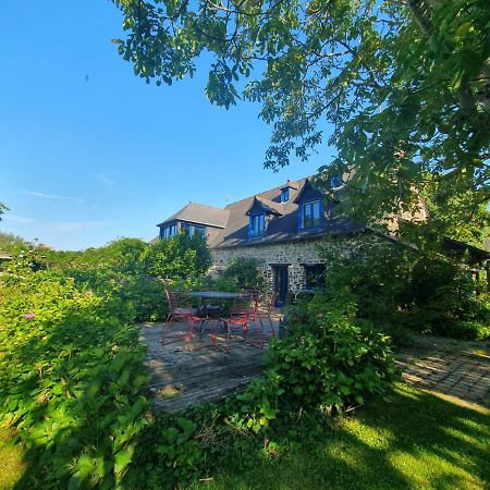 Maison En Pierre Dans Son Nid De Verdure Roz-Landrieux Eksteriør billede