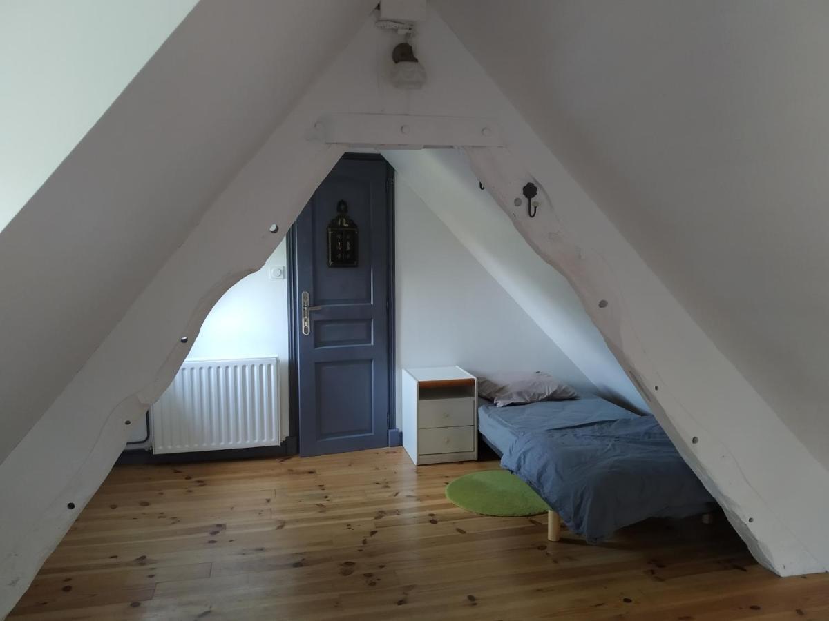 Maison En Pierre Dans Son Nid De Verdure Roz-Landrieux Eksteriør billede